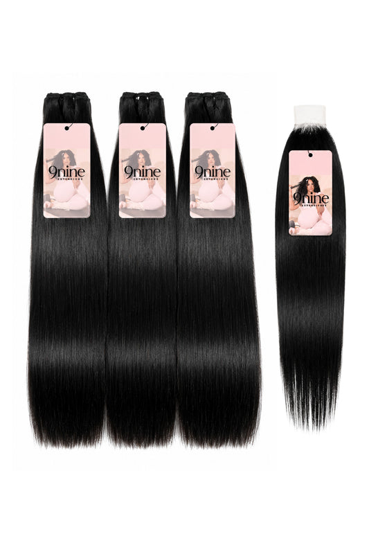 Bone Straight Barbie Bundles + Closures